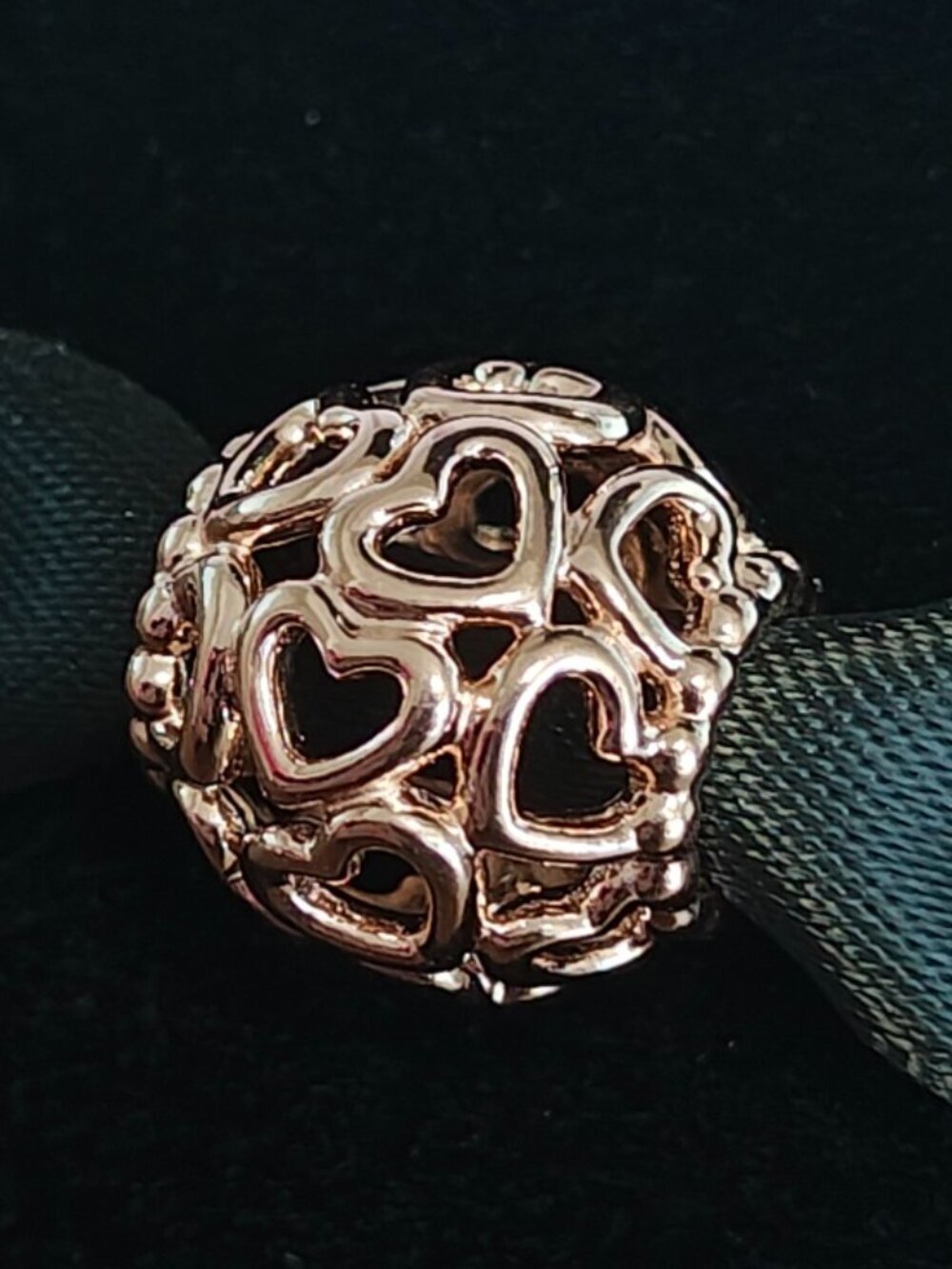 Authentic Pandora Rose Open Your Heart Charm 780964 New With Tags Openwork Love - Picture 4 of 11